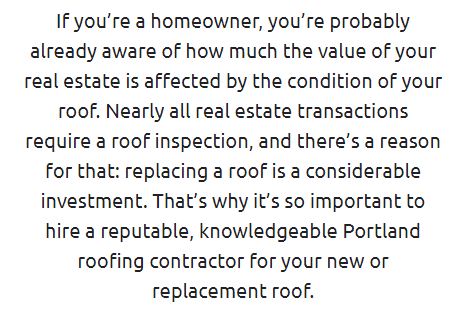 Roofing About